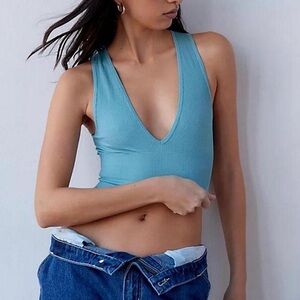 Out From Under Drew Seamless Ribbed Cropped Tank Top